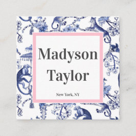 チノモダンイスリーカスタムタイポグラフィ スクエア名刺