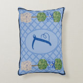 チノワイセリージンジャージャージャーズトピアリーバスケットスロー アクセントクッション (正面(垂直))