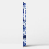 チノワイセリー海軍ブルーシェルヴィンテージアジア柄 Case-Mate iPhoneケース (裏面 / 左)