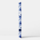 チノワイセリー海軍ブルーシェルヴィンテージアジア柄 Case-Mate iPhoneケース (裏面 / 右)