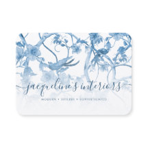 チノワイゼリエレガントーフローラダスティブルーヴィンテージ鳥