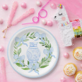 チノワセリーウォーターカラージンジャージャーリース ペーパープレート (パーティー)