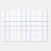 チノワセリーウォーターカラーブルーヘロンラッピング紙 ラッピングペーパーシート (正面2)