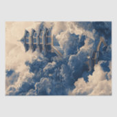 チノワセリーオリエンタルテンプルブルーデコップル 薄葉紙 (正面)