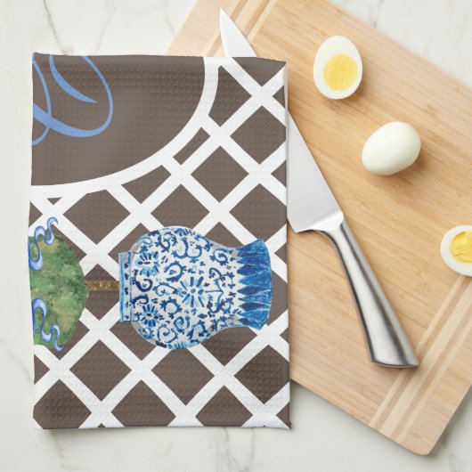 チノワセリーガーデントピアリージンジャージャージャージャー キッチンタオル (四つ折り)