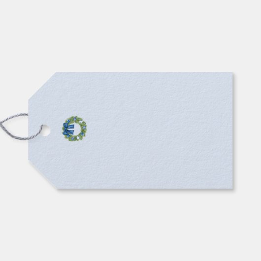 チノワセリークリスマスリース ギフトタグ (裏面横)