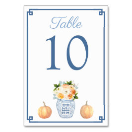 チノワセリーシック秋の花ジンジャージャ結婚ーの テーブルナンバー