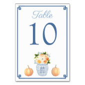 チノワセリーシック秋の花ジンジャージャ結婚ーの テーブルナンバー (裏面)