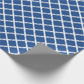 チノワセリーシック竹 |青と白 ラッピングペーパー (角)