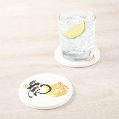 チノワセリーシック黄金の虎のシンボル コースター (側面)