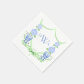 チノワセリートピアリーモノグラムクレストグランミレニアル スタンダードカクテルナプキン (角)