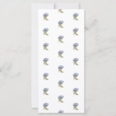 チノワセリーハイヒール靴ブライダルシャワーメニューカード (裏面)