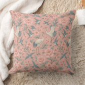 チノワセリーバード&さくらんぼの花 クッション (ブランケット)