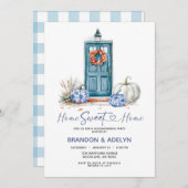 チノワセリーパンプキンホームスウィートホーム引っ越し祝いパーティー 招待状 (正面/裏面)