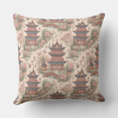 チノワセリーピンクのパゴダの水色 クッション (裏面)