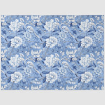 チノワセリーフローラルパターンティッシュペーパー