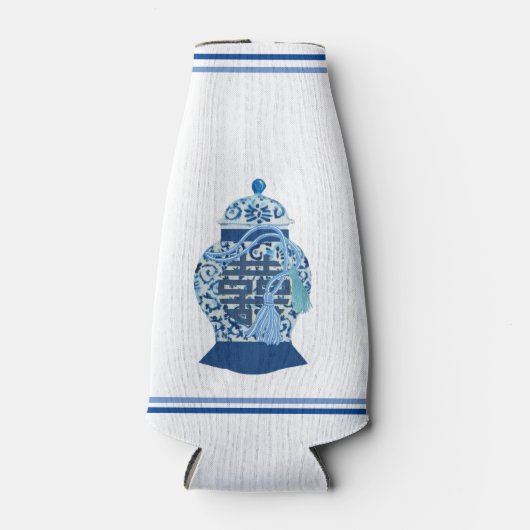 チノワセリーブルージンジャージャール缶ボトルクール ボトルクーラー (正面)