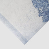 チノワセリーブルー白トワフランスのールバードコラージュ 薄葉紙 (詳細)