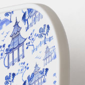 チノワセリー水彩塔模様モノグラム ピックルボールラケット (左詳細)