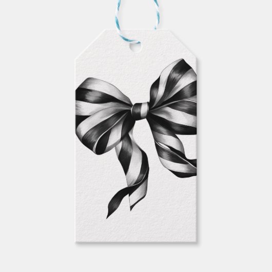 チノワセリー&ボウパーソナライズされた ギフトタグ (正面)