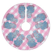 チノワセリー（犬）スタッフォードドッグズドッグ  ブラッシュドポリエステルツリースカート (正面)