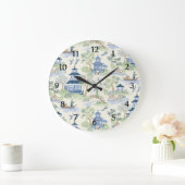 チノワセリ ラージ壁時計 (ホーム)