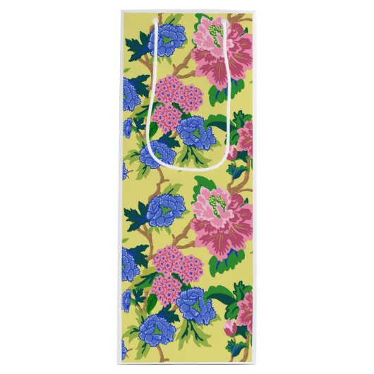 チノ名門私立校風のイスリーフローラ ワインギフトバッグ (正面)