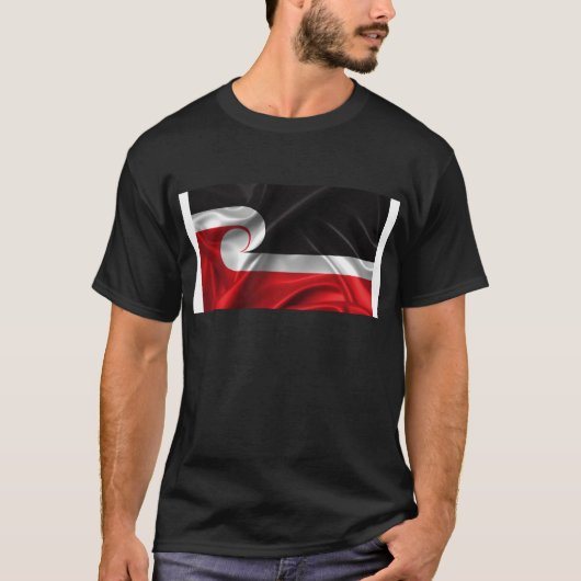 チノRangatiratangaの旗 Tシャツ (正面)