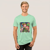 チビのレプラチャウンズ トライブレンドTシャツ (正面全面)