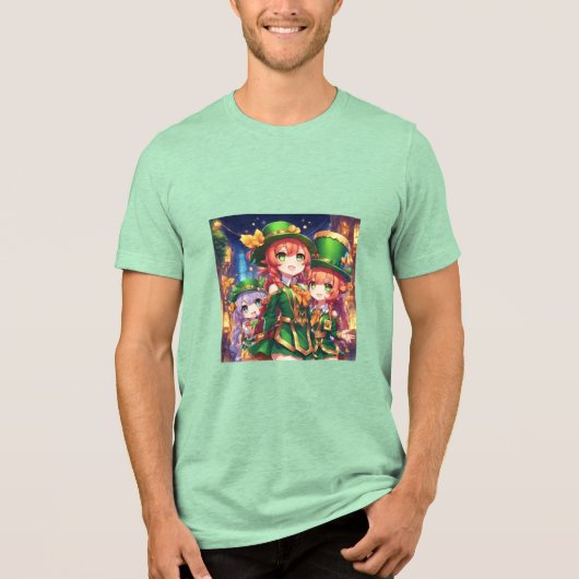 チビのレプラチャウンズ トライブレンドTシャツ (正面)