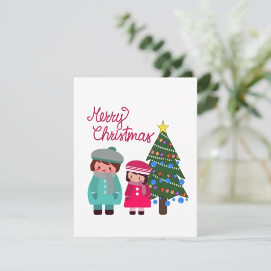 チビカップルと一緒にメリークリスマス シーズンカード (スタンド正面)
