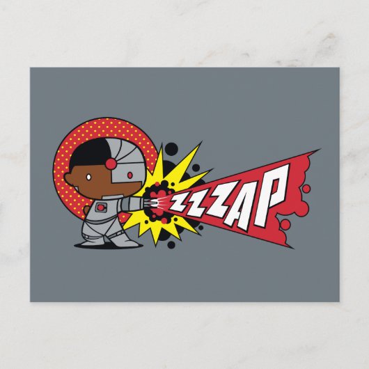 チビサイボーグのサイバネティックキャノン ポストカード (正面)