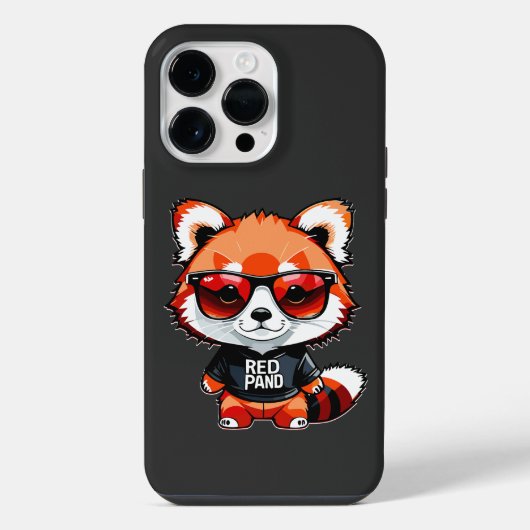 チビレッサーパンダの子 iPhoneケース (裏面)