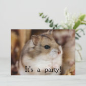 チビーパーティの招待状 招待状 (スタンド正面)