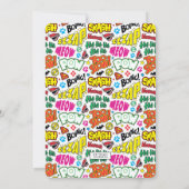 チビ ジャスティスリーグ 黒板 誕生日 招待状 (裏面)