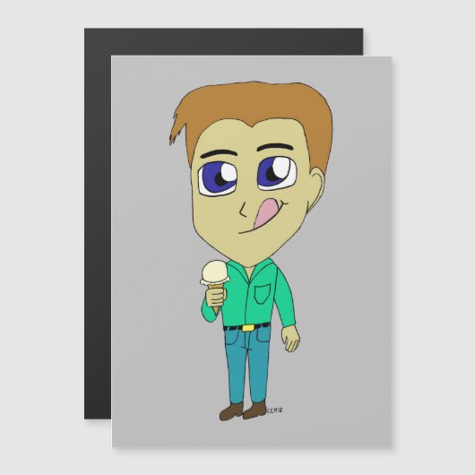 チビ（小さくかわいく書いた感じ） (正面/裏面)