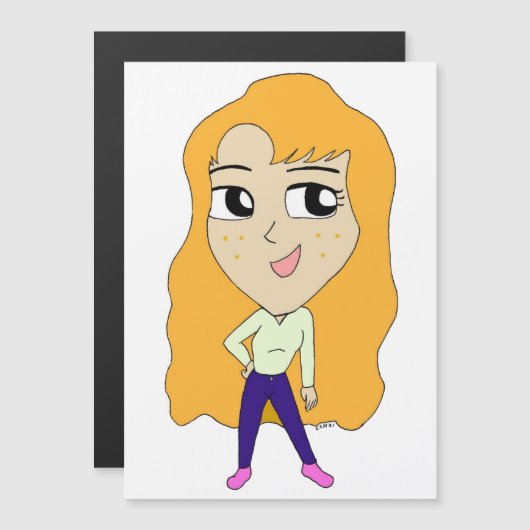 チビ（小さくかわいく書いた感じ） (正面/裏面)