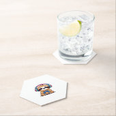 チビ（小さくかわいく書いた感じ）かわいいスロッスゲーマー – かわいいおもしろい動物と ペーパーコースター (インサイチュ)