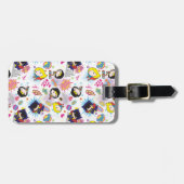 チビ（小さくかわいく書いた感じ）すごいヘロイン模様 ラゲッジタグ (正面横)