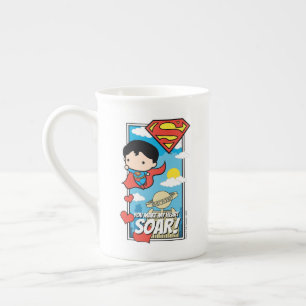チビ(小さくかわいく書いた感じ)すごいマン – あなたが私のハートをSoar Valentineにす ボーンチャイナマグカップ