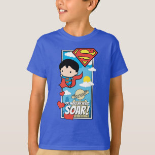 チビ(小さくかわいく書いた感じ)すごいマン – あなたが私のハートをSoar Valentineにす Tシャツ