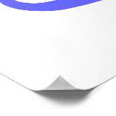 チビ（小さくかわいく書いた感じ）ちび日本の日本語ひらがな ポスター (角)