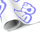 チビ(小さくかわいく書いた感じ)ちび日本の日本語ひらがな ラッピングペーパー (ロールコーナー)