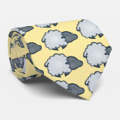 チビ（小さくかわいく書いた感じ）のヒツジ ネクタイ (ロール)