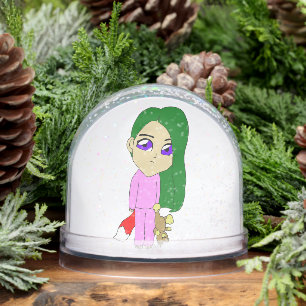 チビ（小さくかわいく書いた感じ）の女