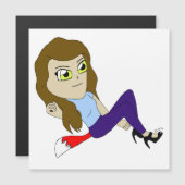 チビ（小さくかわいく書いた感じ）の女 (正面/裏面)