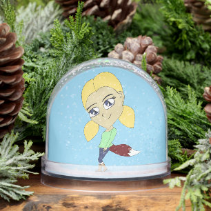 チビ（小さくかわいく書いた感じ）の女