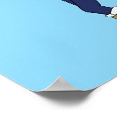 チビ（小さくかわいく書いた感じ）の女 ポスター (角)