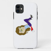 チビ(小さくかわいく書いた感じ)の女 Case-Mate iPhoneケース (裏面)