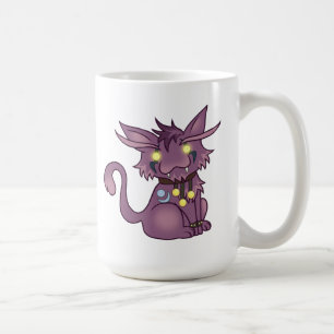 チビ(小さくかわいく書いた感じ)の子猫 コーヒーマグカップ